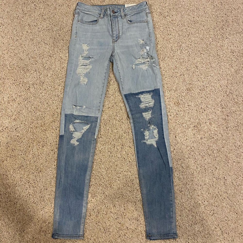 NWT American eagle two toned jeans